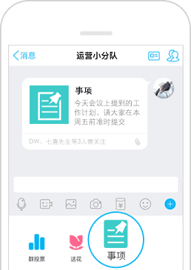 讨论组·事项